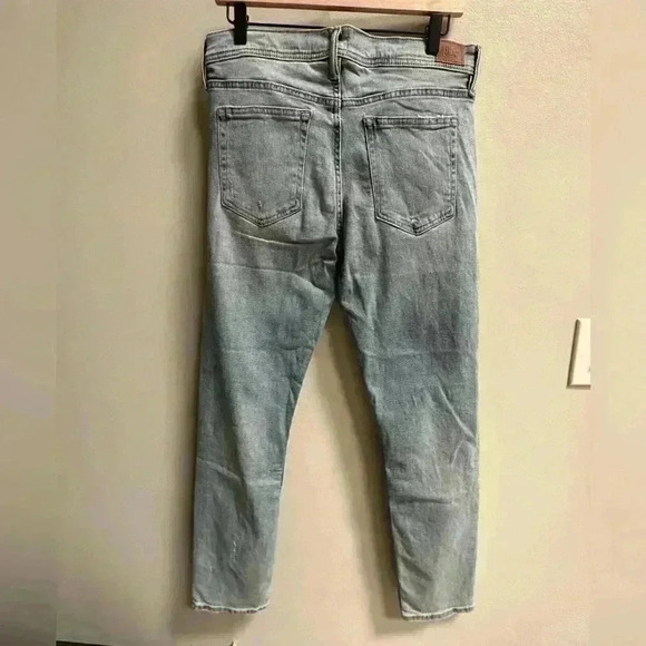 NEW Urban Outfitters Distressed Stretch Skinny Light Blue Wash Jeans Men’s 32x30 - Picture 8 of 8